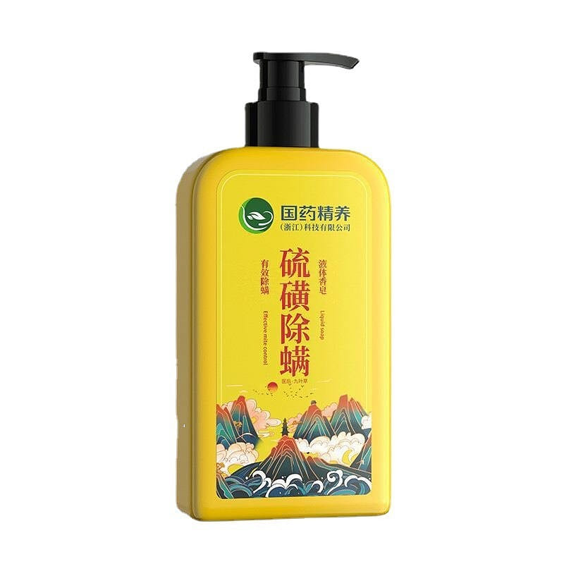 Sulphur Mite Shower Gel Acne Relief, Anti-Itch, Mite Removal 400ml 400 ml