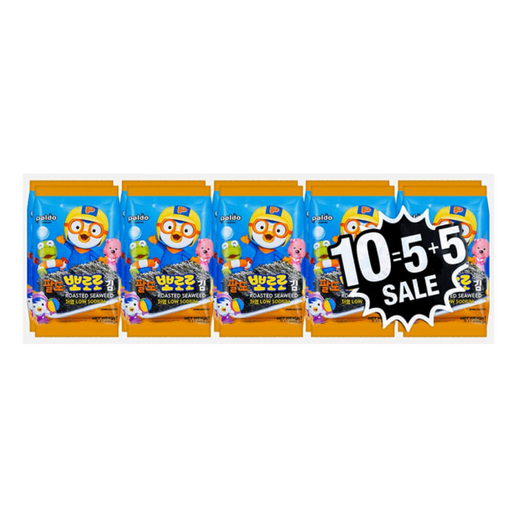 10 GÓI RONG BIỂN NƯỚNG PORORO