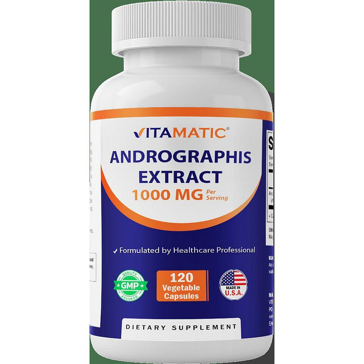 Andrographis Extract 1000 mg - 120Capsules