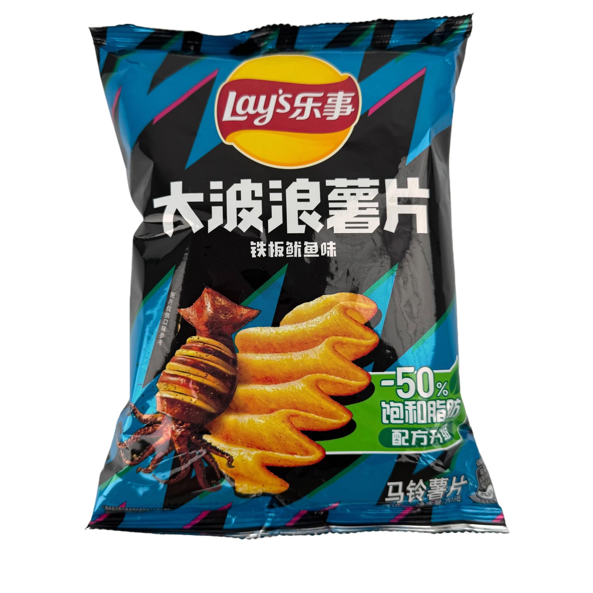 Lay's potato chips-Grilled Squid flavor 70 g