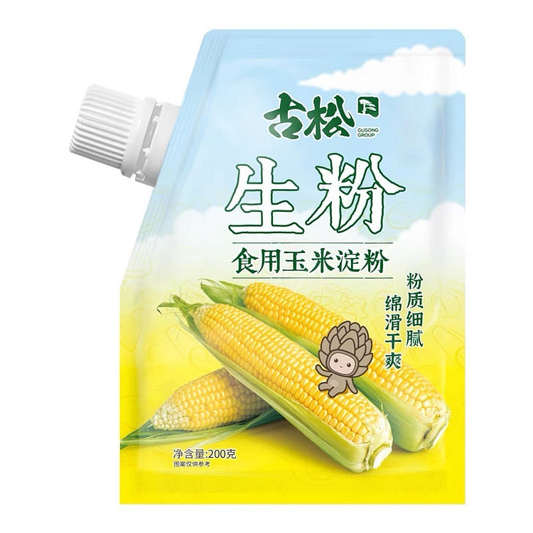 【古松】玉米淀粉  家用烹调勾芡食用生粉面包饼干烘焙原料 1袋