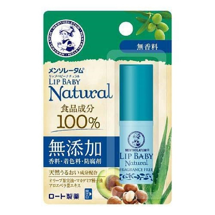 乐敦 天然薄荷唇膏 无香型