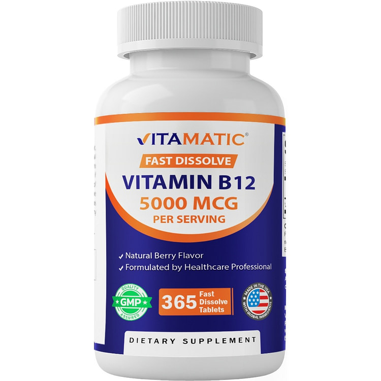 每份含维生素 B12 5000 微克，365 片