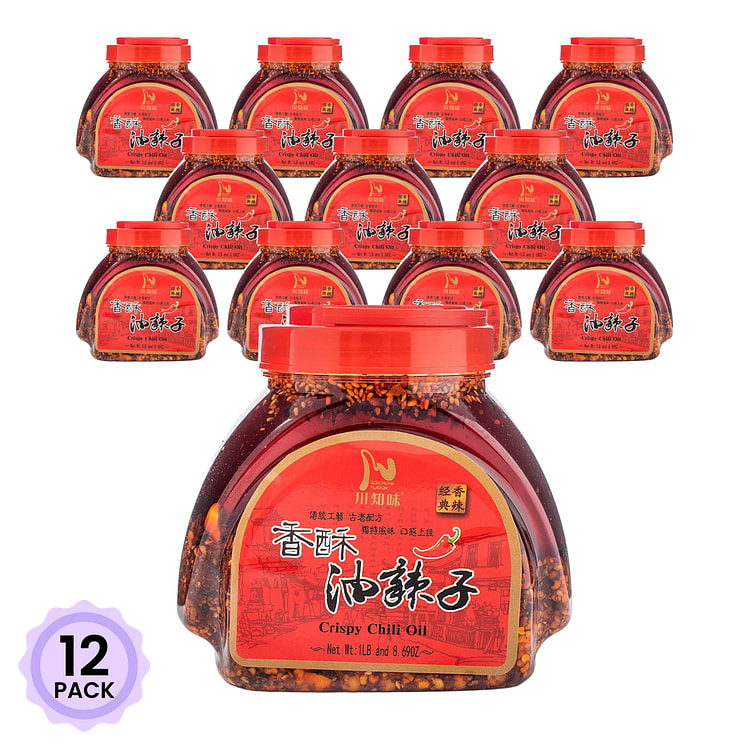 川知味 香酥油辣子 经典香辣味 700 克*12 包
