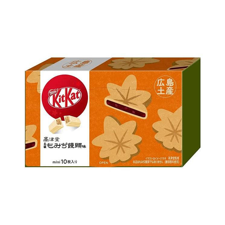 Kit Kat Japan Hiroshima Momiji Manju 1 each