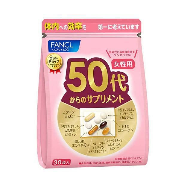 【日本直邮】FANCL女性50岁综合维生素 1 个