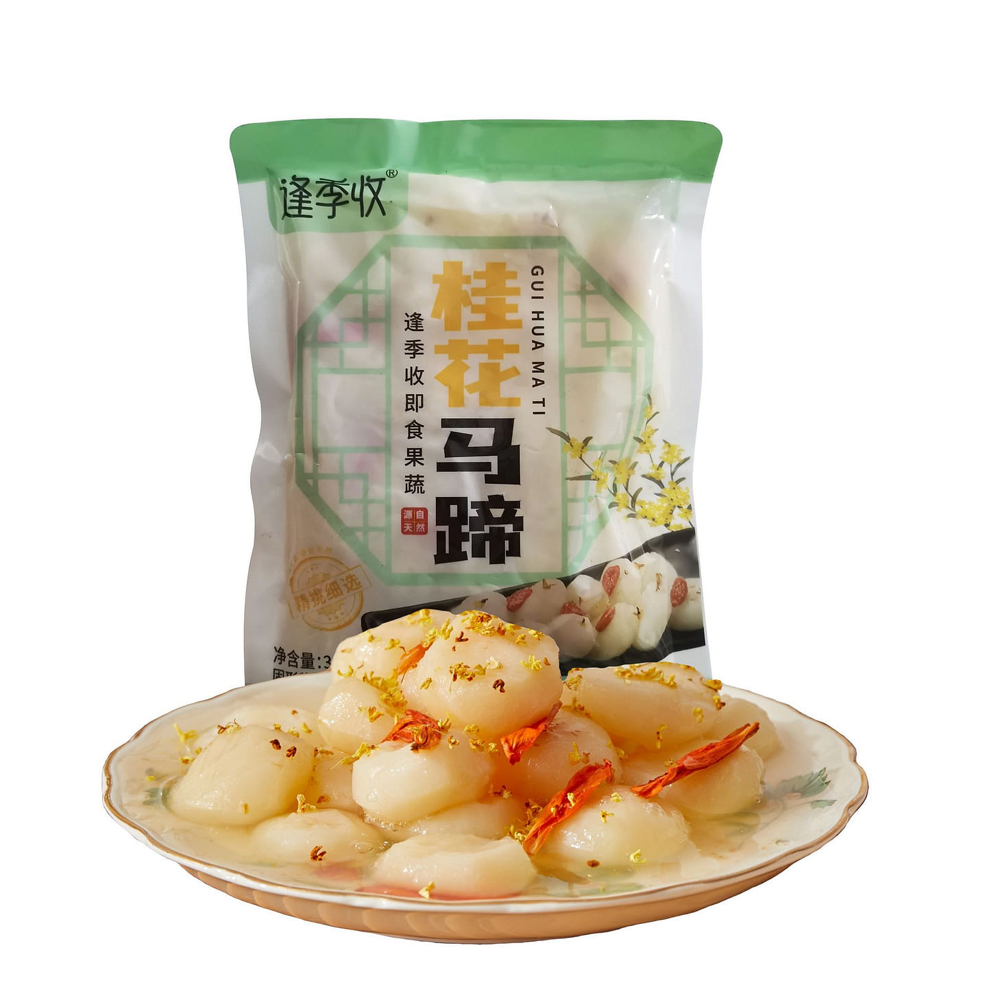 Bag ready to eat osmanthus chestnut peel water chestnuts 300 g