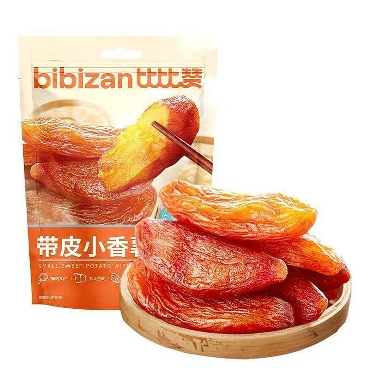Sweet potatoes with skin, soft and glutinous, drie
