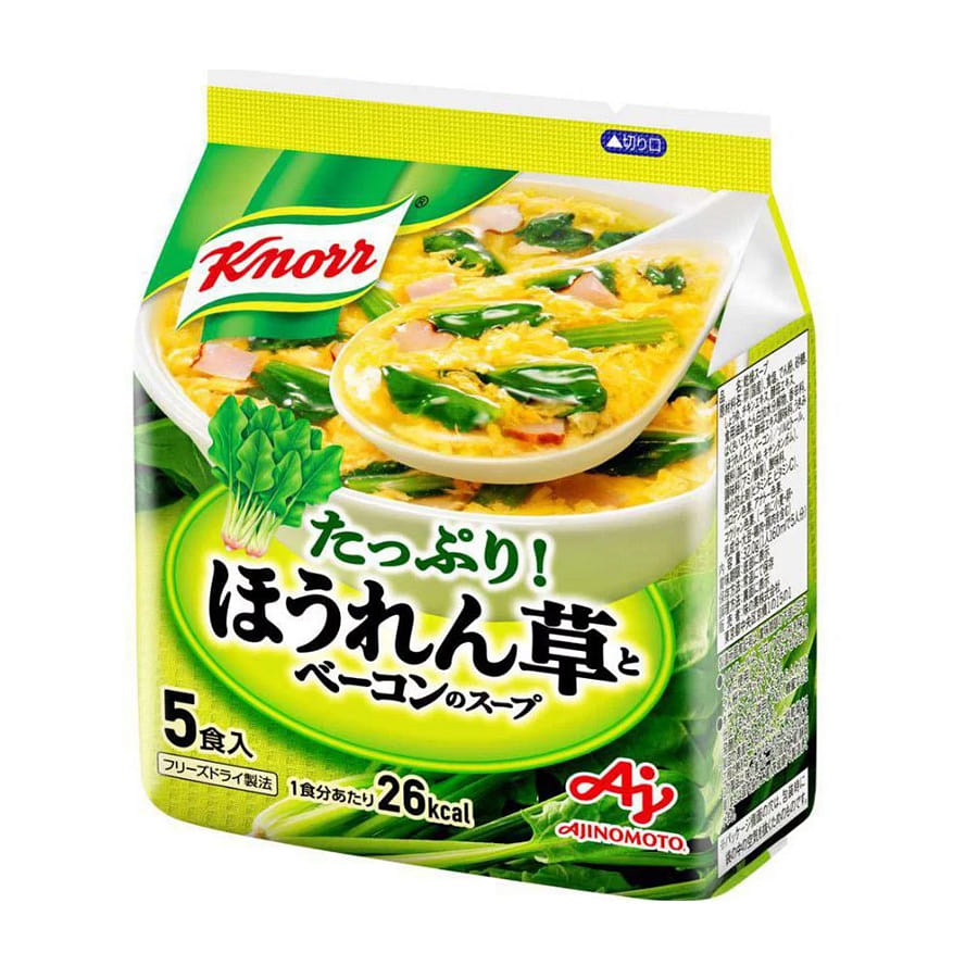AJINOMOTO KNORR Spanish Bacon Egg Soup 5pcs/ 1 each