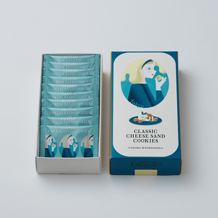 焦糖戈贡左拉芝士饼干 10枚装 1 盒