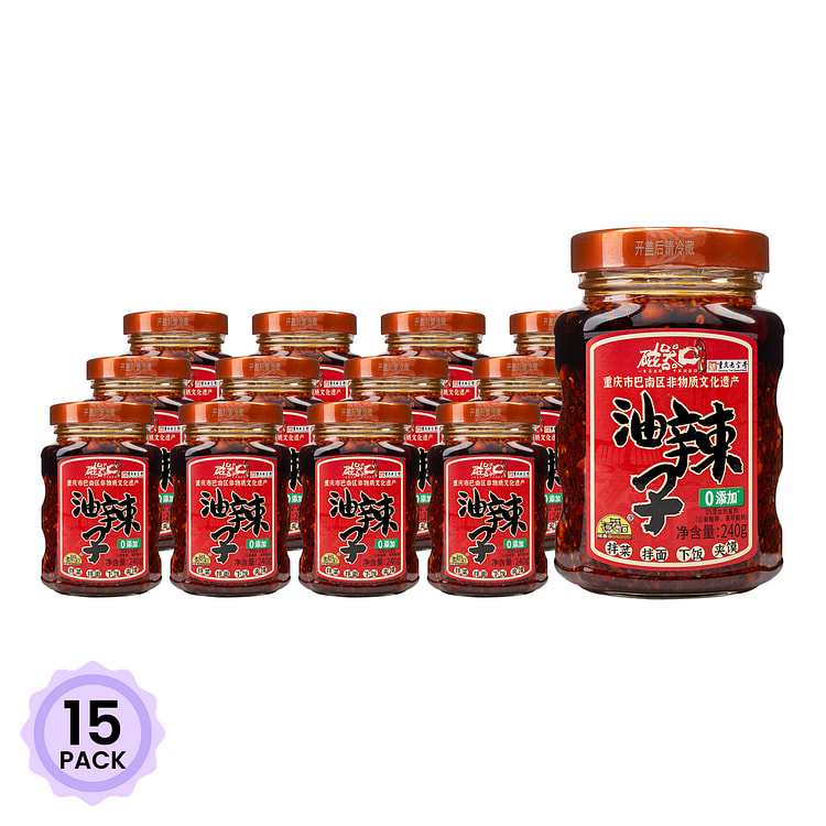 磁器口油辣子酱 240 克*15 包