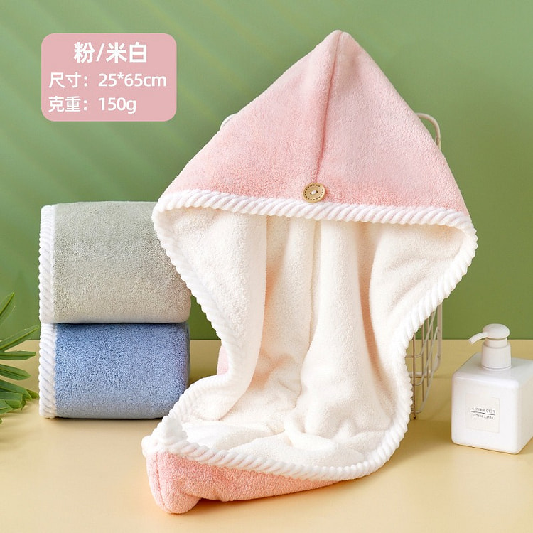 Hair drying cap, Class A thickened double-layer ab 1 each