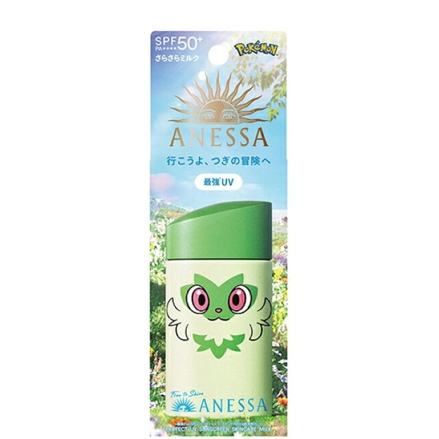 寶可夢限定 資生堂ANESSA 防曬護膚乳 新葉喵 60 毫升