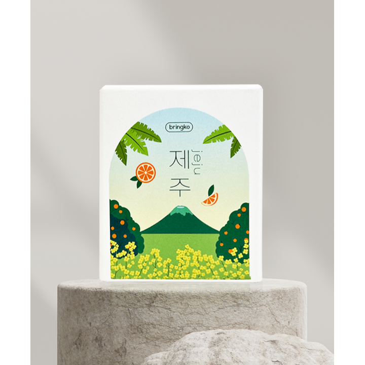 [Bringko] Car Air Freshener + 2 Ceramic Air Freshener Tablets Jeju Weee!