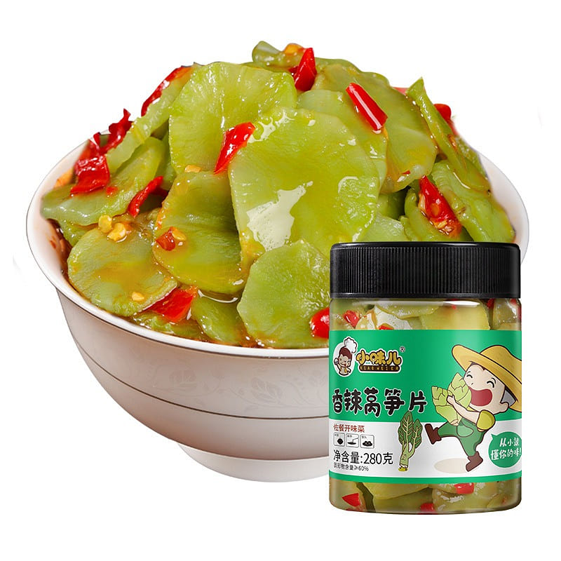 Hunan specialty spicy dried lettuce bottled appeti 280 g