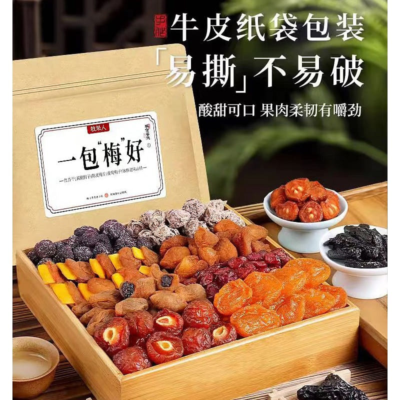 Mu Guo Ren plum combination 500g*1 bag 500 g