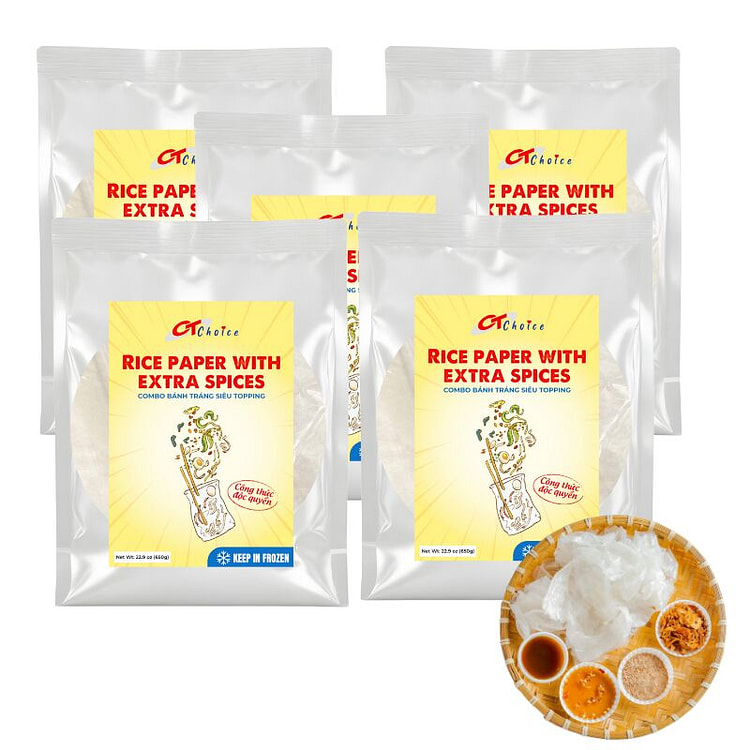 CT Choice Rice Paper With Extra Spices 5Ct