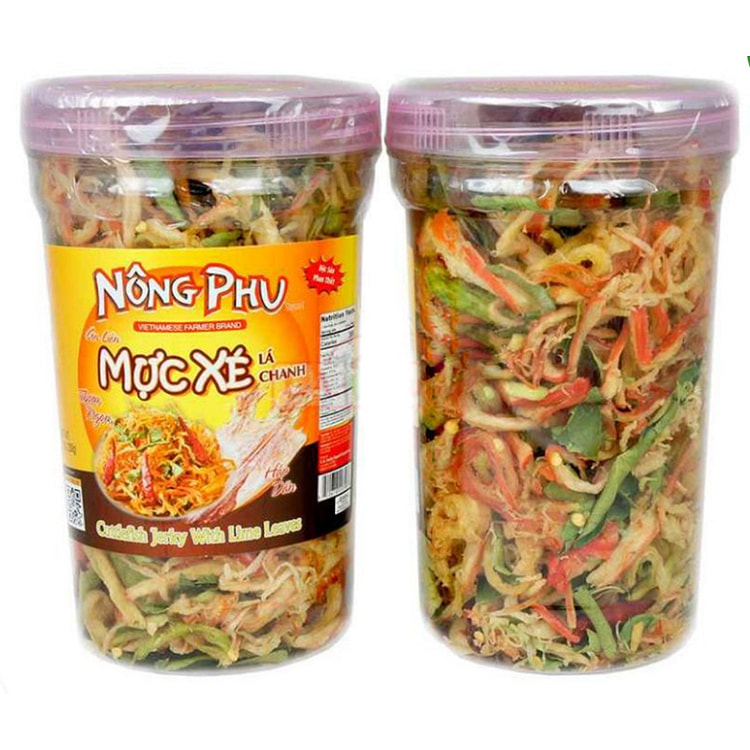 Nong Phu Cuttlefish Jerky With Lime Leaves 7oz