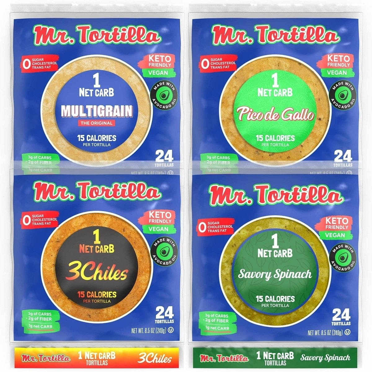 1 Net Carb Tortilla Variety Pack Variety 1 each
