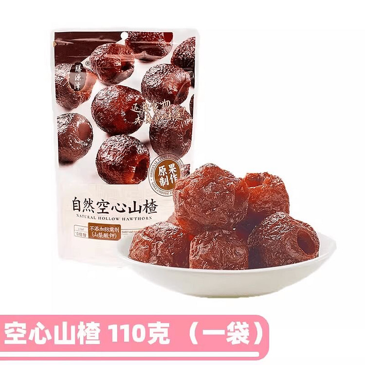 自然半干金杏干果干杏脯自然无核空心110g*1袋 110 克