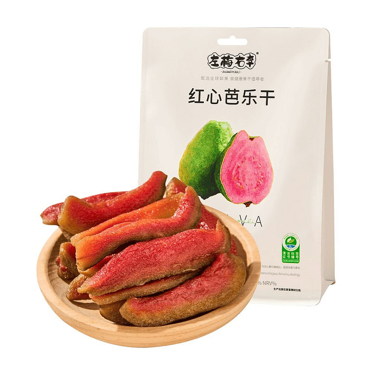 左梅右李 红心芭乐干 果干蜜饯休闲零食 1袋 180 克