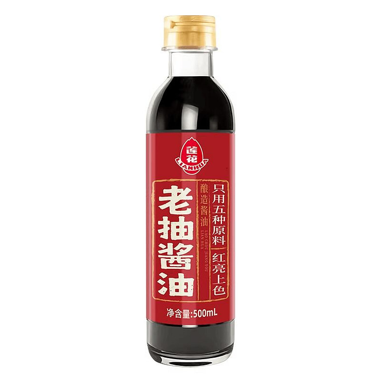 莲花 老抽酱油红烧上色卤味炒菜家用500ml*1瓶 500 毫升