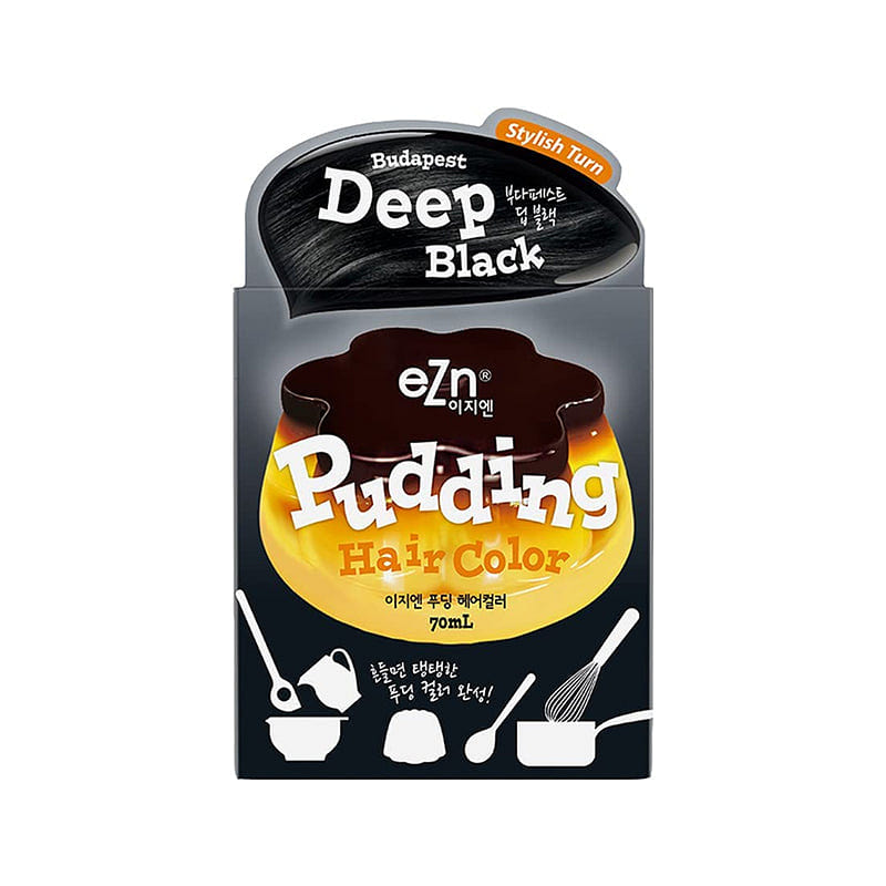 eZn Budapest Deep Black Pudding Hair Color 140ml 1 each