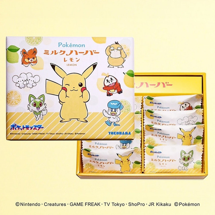 POKEMON Milk Lemon Cake 8pcs