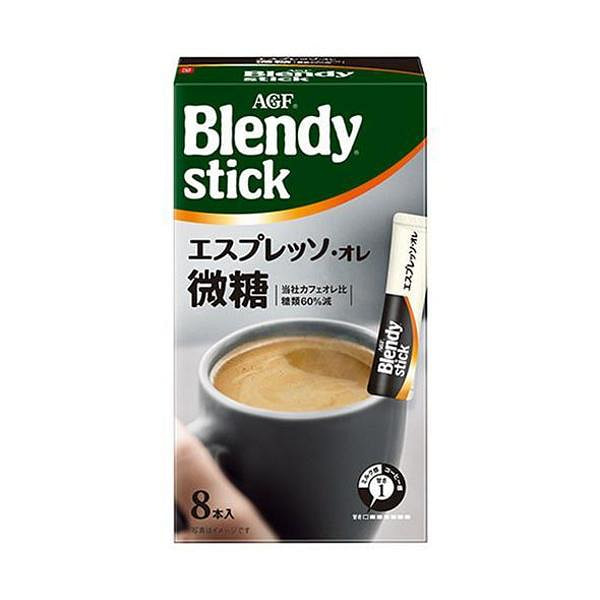 AGF Blendy 微糖微奶 咖啡棒  8袋