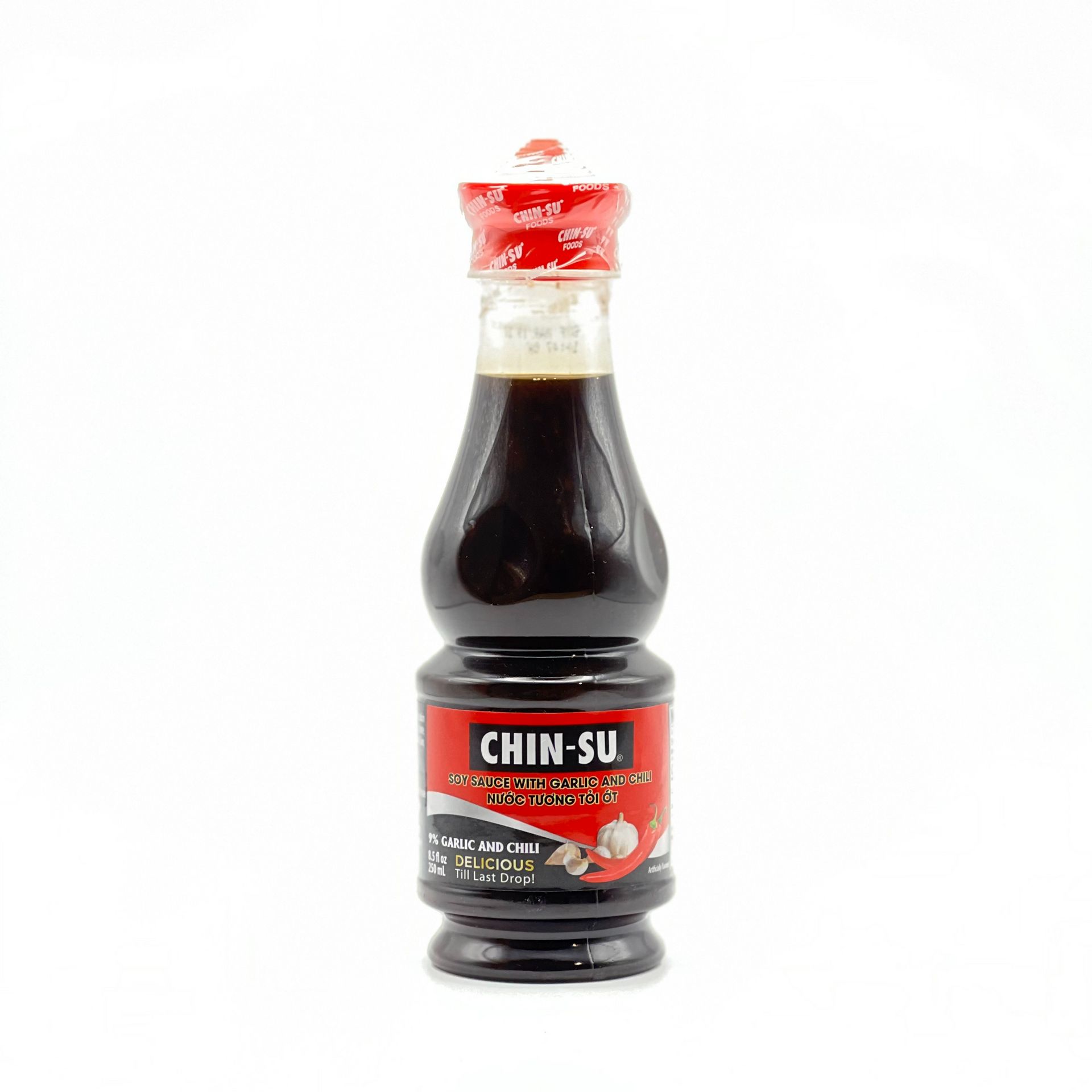CHINSU SOY SAUCE CHILI GARLIC 8.5 oz