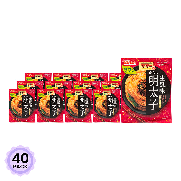 日清 意大利面酱 明太子辣鳕鱼子味 48 克*40 包