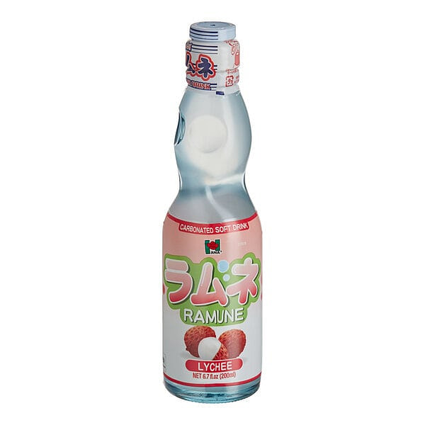 Hana Ramune 荔枝苏打 6.7oz 1瓶