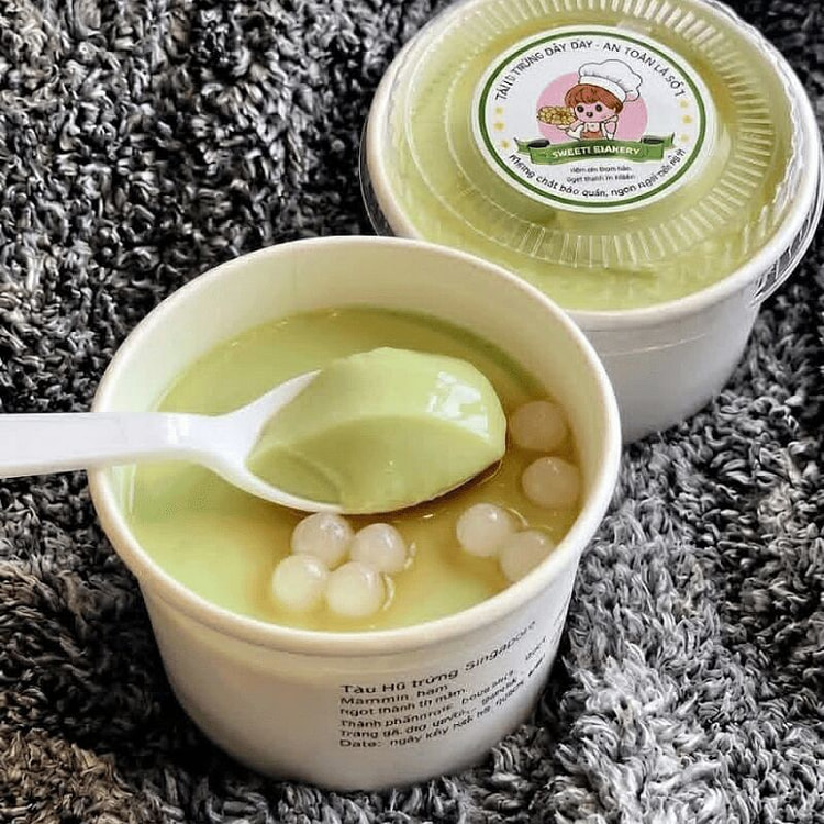 Singapore style tofu pudding / pandan 2pcs 1 each