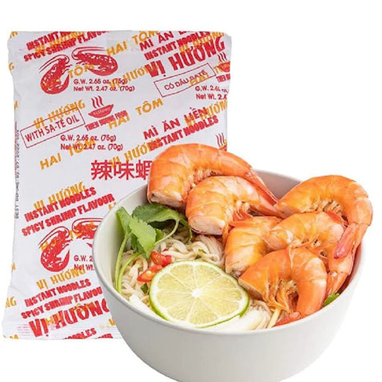 Spicy  Sate Shrimp Noodle Thien Huong