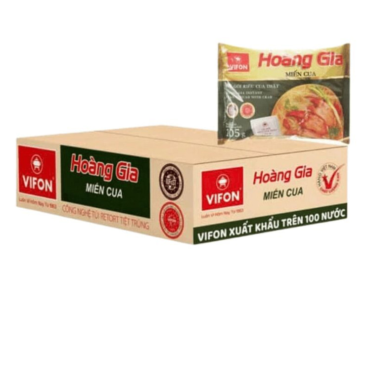 [ VIFON ]Miến Cua Hoàng Gia 105gr/gói - Thùng 18 gói 1 thùng