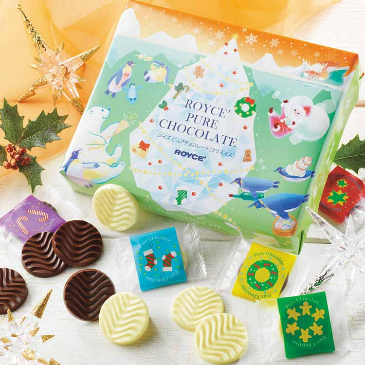 ROYCE Christmas Selection Pure Chocolate Gift Box 40 pcs