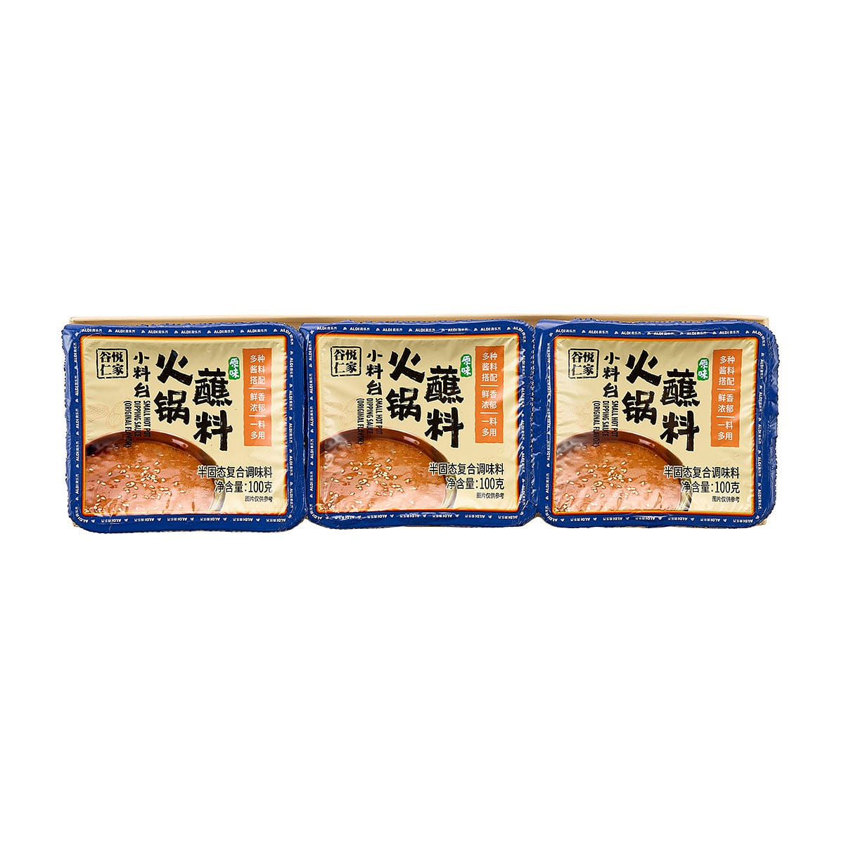 Guyue Renjia Hot Pot Dipping Sauce Original 100g*3 300 g