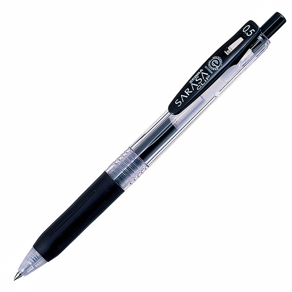 Zebra Push-On Gel Pen Water-Based Pen Black 0.5mm