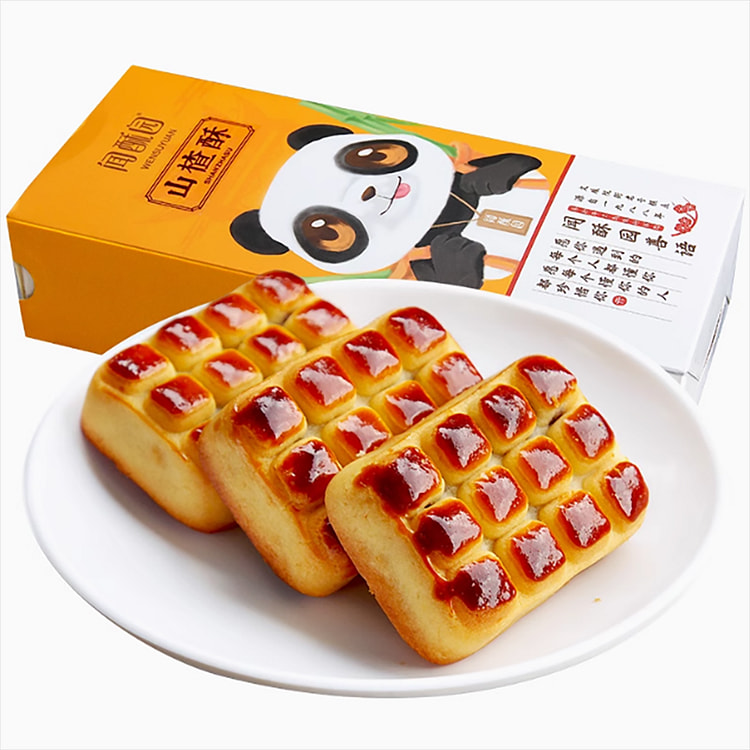 闻酥园山楂方酥中式点心山楂酥