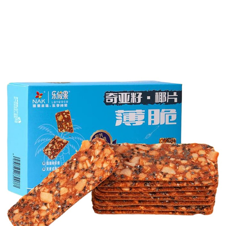 NAK Crispy Crackers with Chia Seeds & Coconut Chip