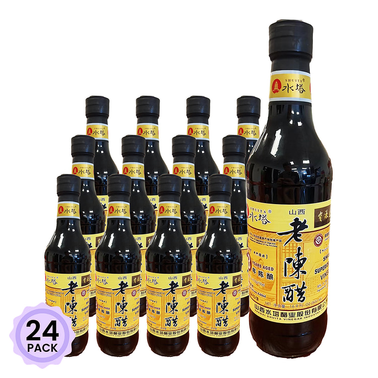 Shanxi Superior Mature Vinegar, 3 Years 500 ml*24 pack