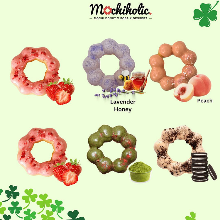 春季限定・日式 Mochi甜甜圈六入禮盒 1 份