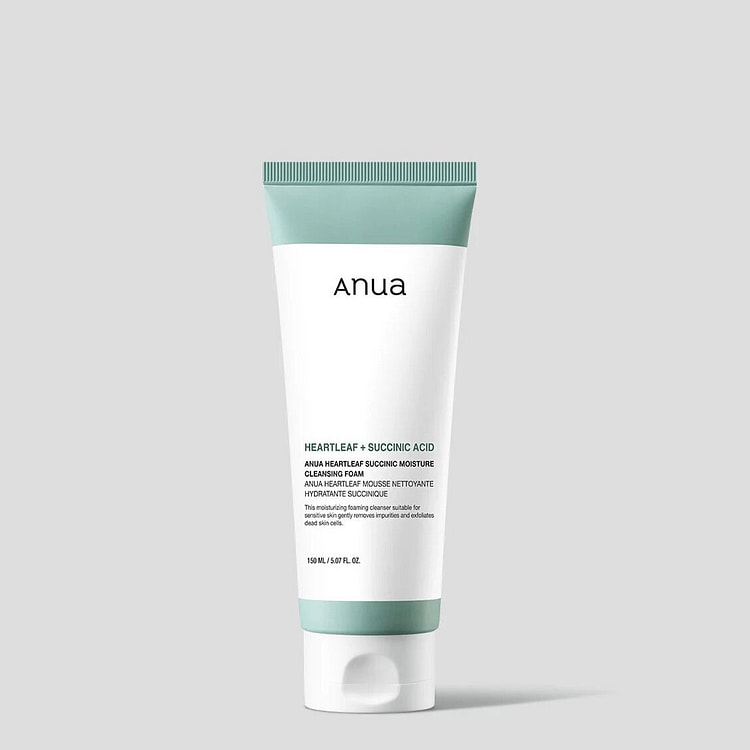 Anua鱼腥草琥珀酸保湿洗面奶150ml