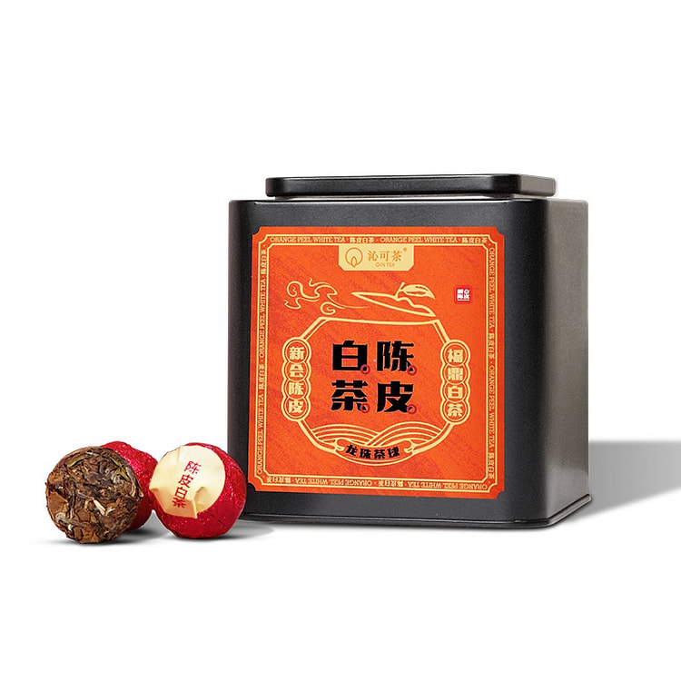 Tangerine peel and white tea dragon ball tea