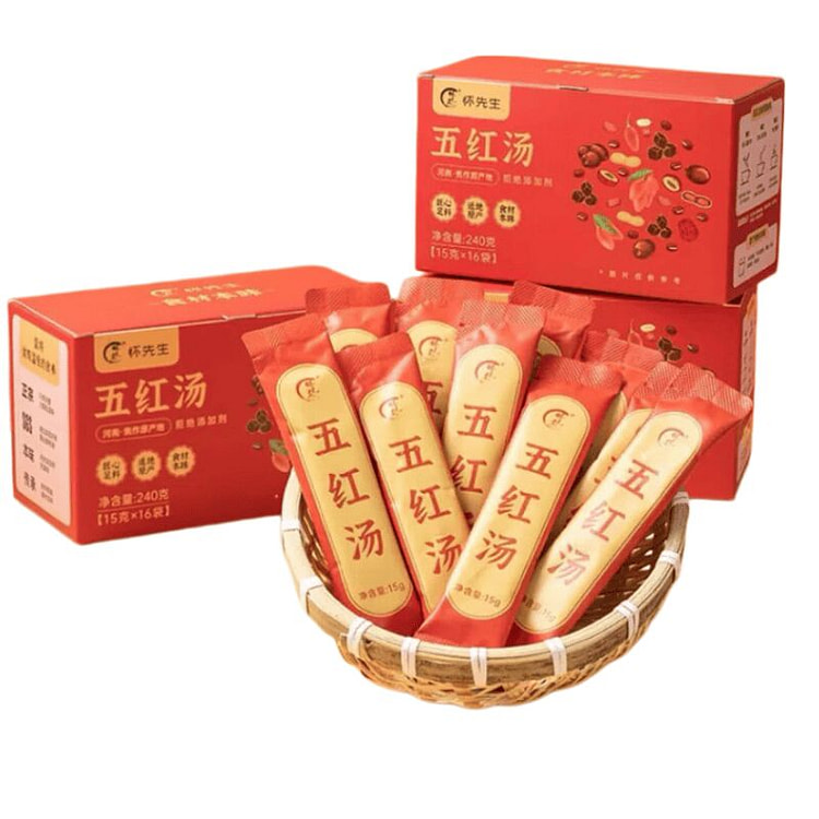 Five Red Soup meal replacement, no cooking,