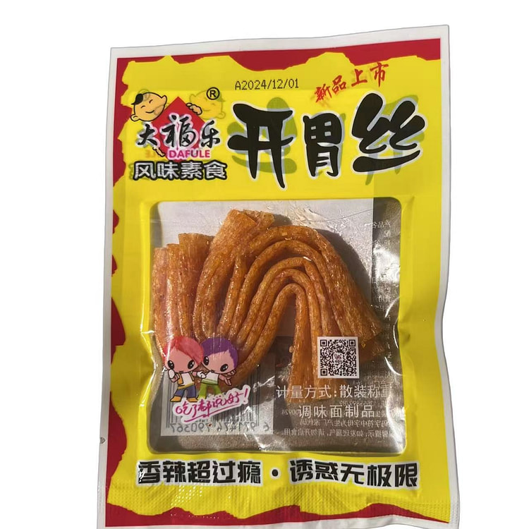 大福乐开胃丝 -辣条类豆制品 15g x 12