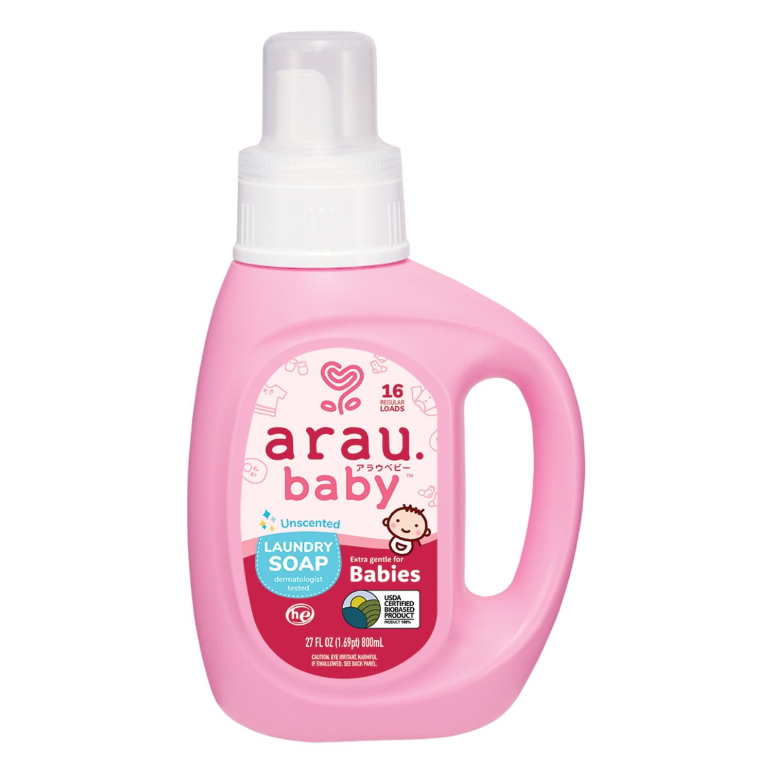 Arau Baby Liquid Laundry Soap - Unscented 27 fl.oz
