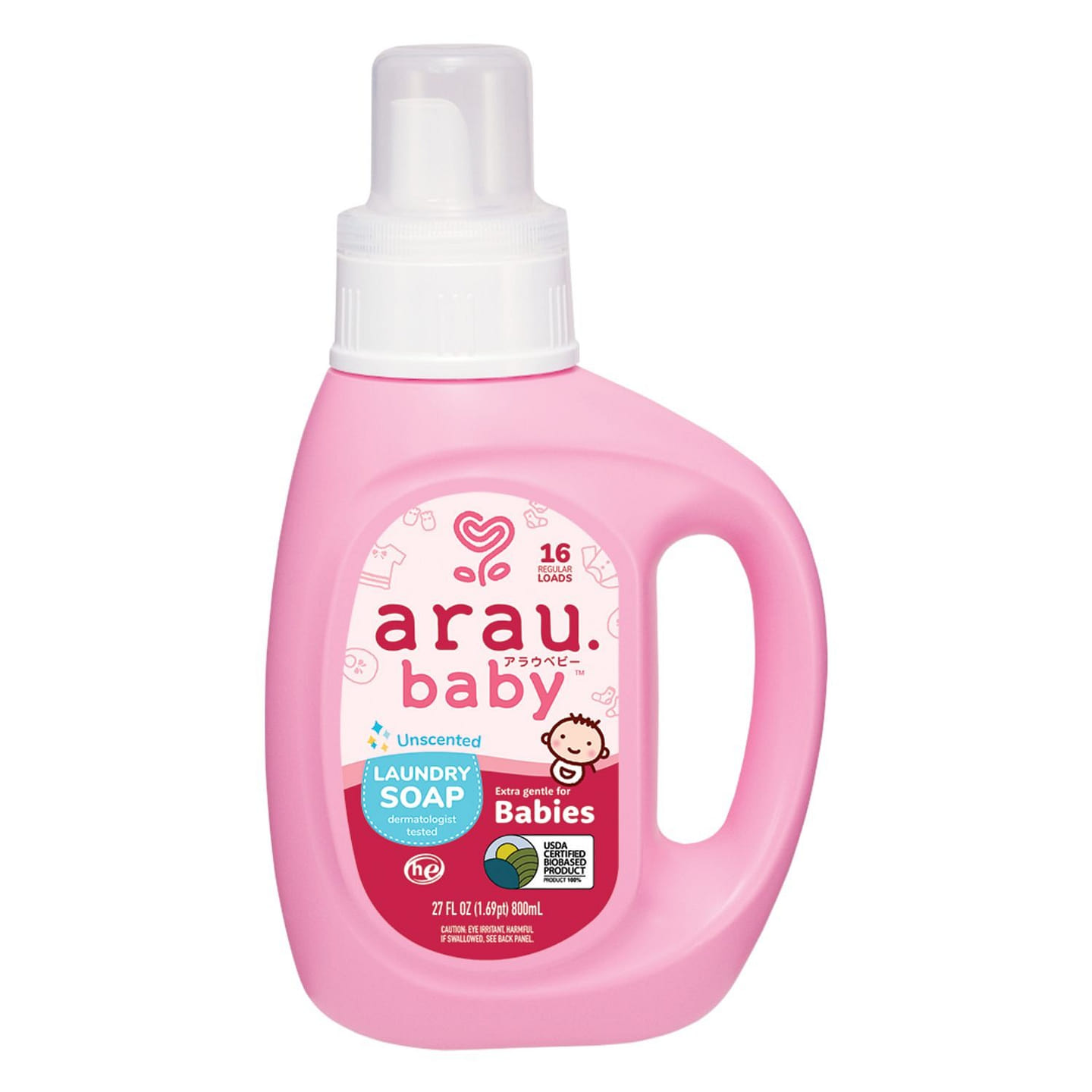 Arau Baby Liquid Laundry Soap – Unscented 27 fl.oz