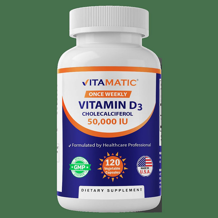 Vitamatic 维生素 D3 120 粒胶囊 1 份