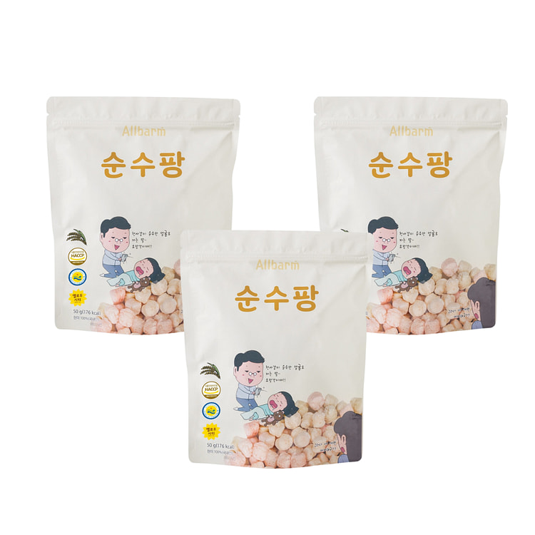 [ALLBARM] 米饼 - 原味 (3pcs)